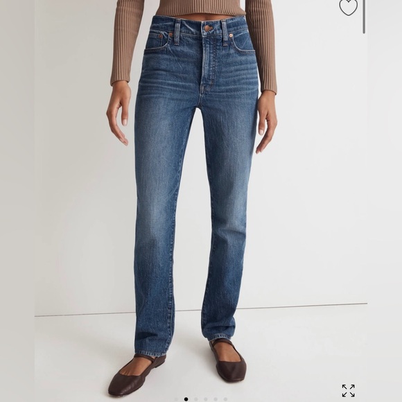 Madewell Perfect Vintage Jean in Decatur Wash Size 32 EUC - Picture 1 of 9